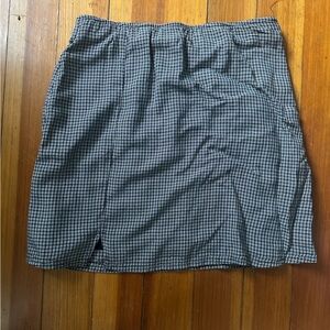 American Eagle Outfitters Black and White Pencil Mini Skirt